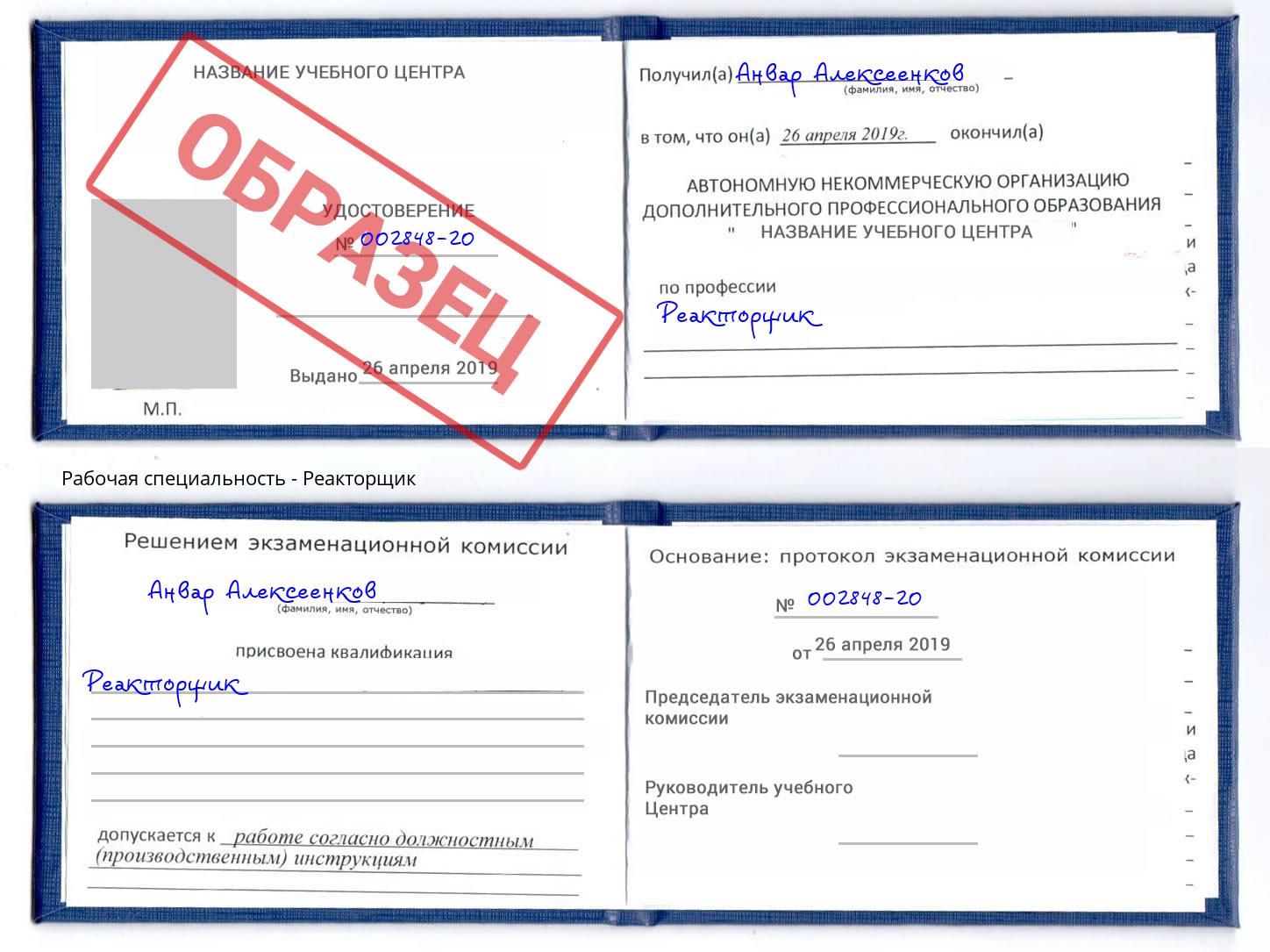 Реакторщик Гатчина